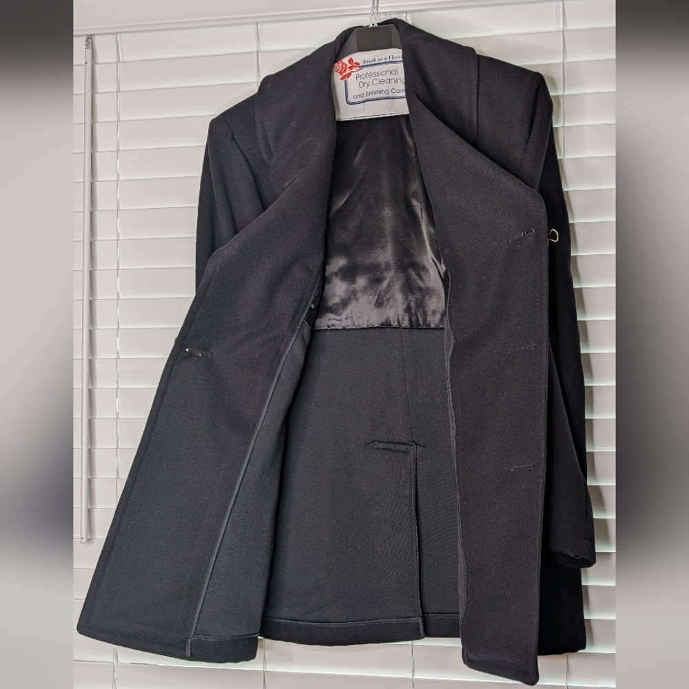 *MINT USED* Men's NAVY Issued Peacoat - Circa 1992 San Diego Base - Size 40R - Picture 3 of 7